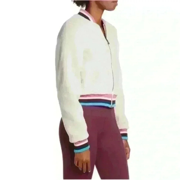 Spiritual Gangster " Trust The Universe" Sherpa
Bomber Jacket Women's Small NWOT - Picture 4 of 13